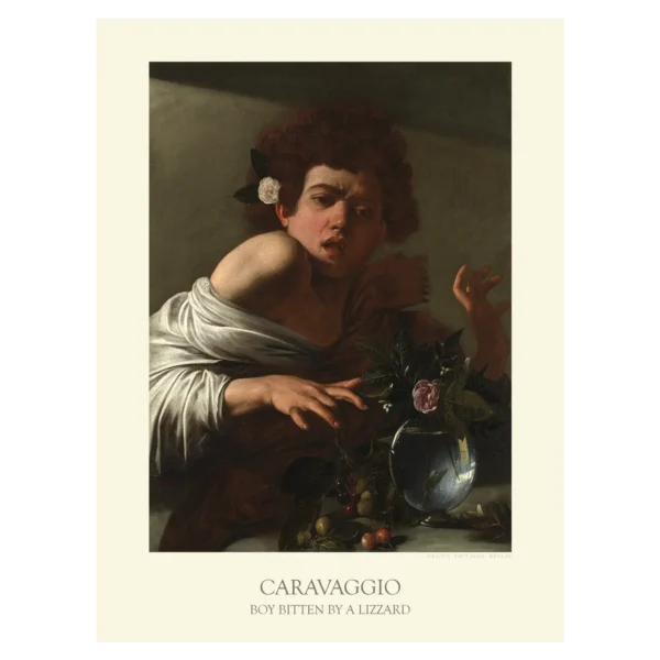 XC037 caravaggio boy lizzard