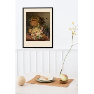 Xeuxis Edition, Eelke Jelles Eelkema, Still Life with Flowers and Fruit, 1824 (framed)