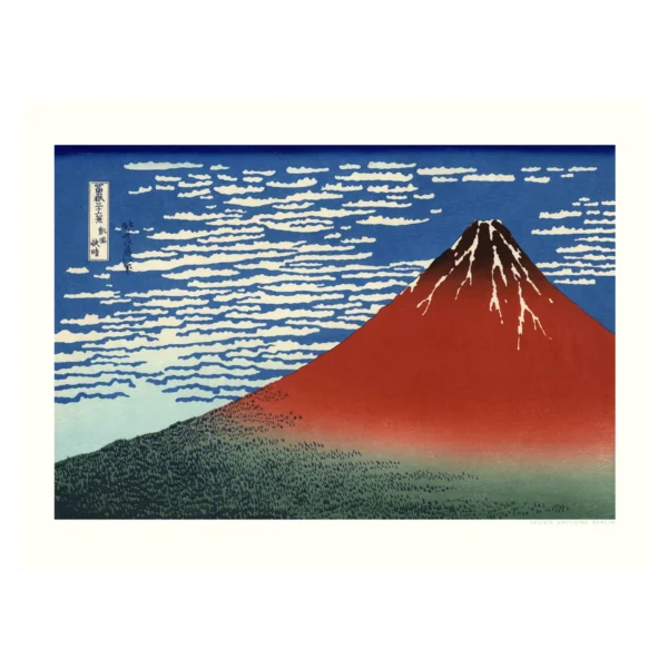 XC055 hokusai red fuji