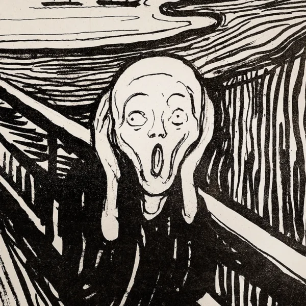 XC082x munch the scream lithograph