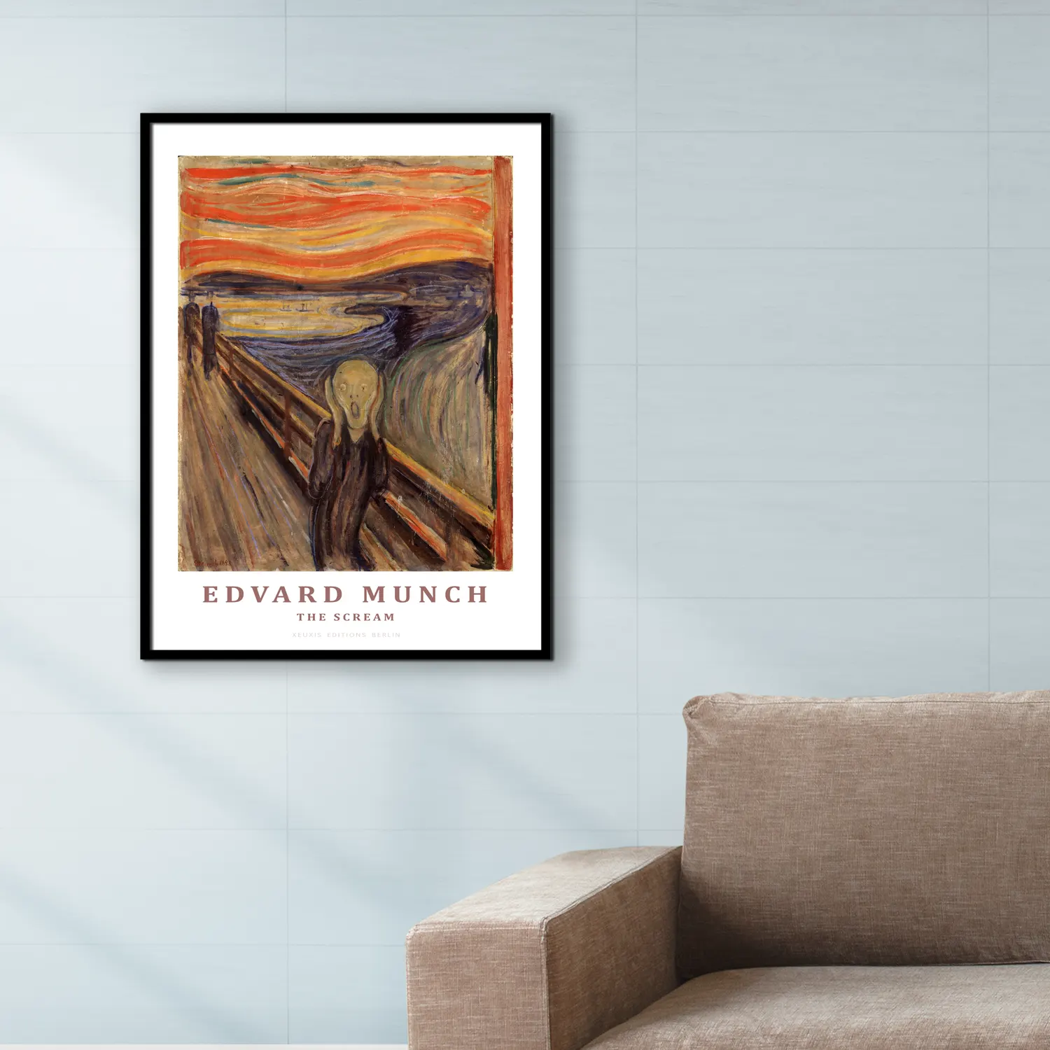 Edvard Munch, The Scream<br>(with English title) - Image 2