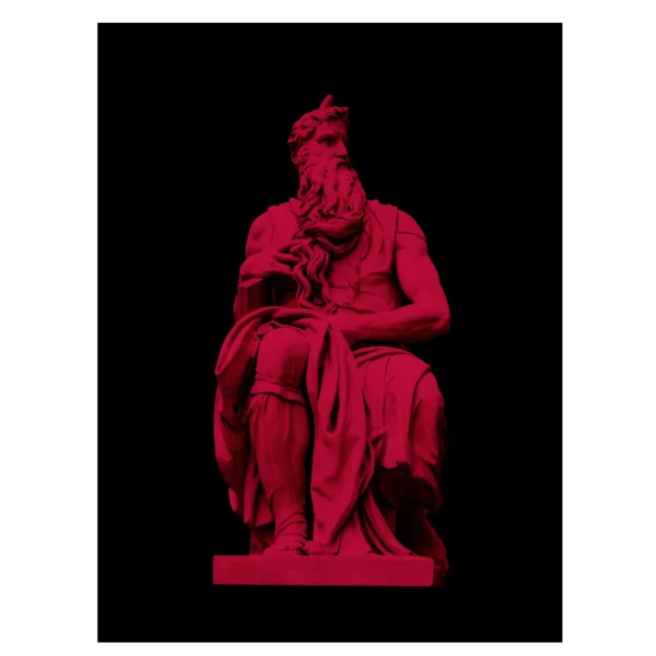 Charles Bach für Xeuxis Editions: Gluroter Moses von Michelangelo