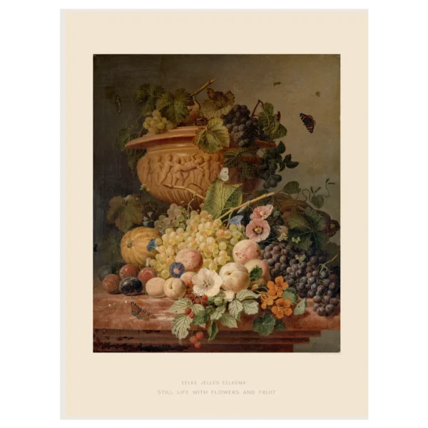 Xeuxis Edition, Eelke Jelles Eelkema, Still Life with Flowers and Fruit, 1824