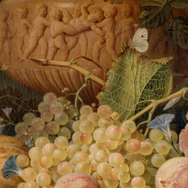 Xeuxis Edition, Eelke Jelles Eelkema, Still Life with Flowers and Fruit, 1824 (Detail)