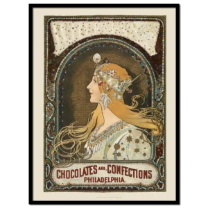 Alphonse Mucha, <br>Chocolates and Confections