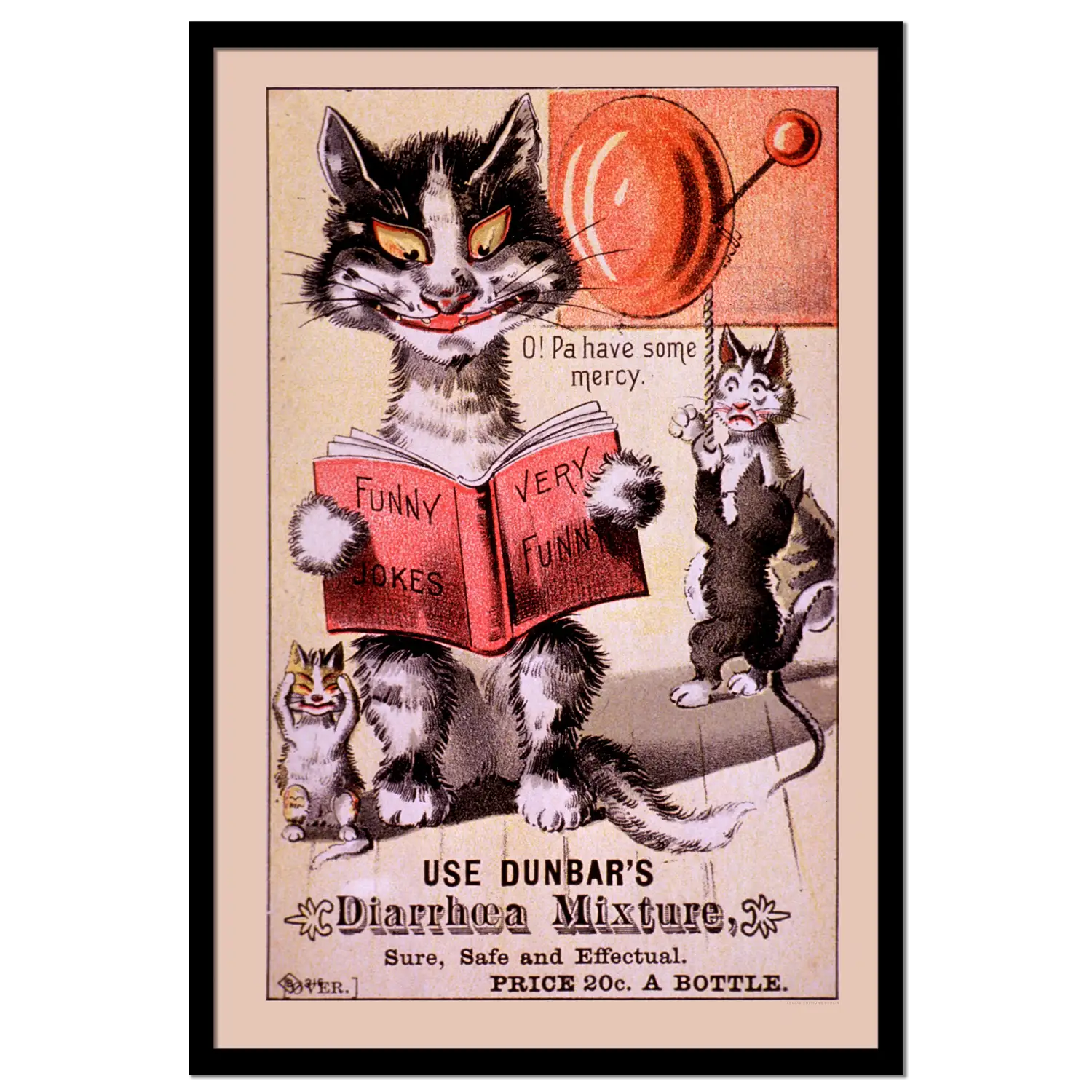 Poster: Use Dunbar's Diarrhoea Mixture