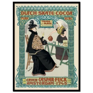 Vintage advert for "Dutch Skate Cacao"