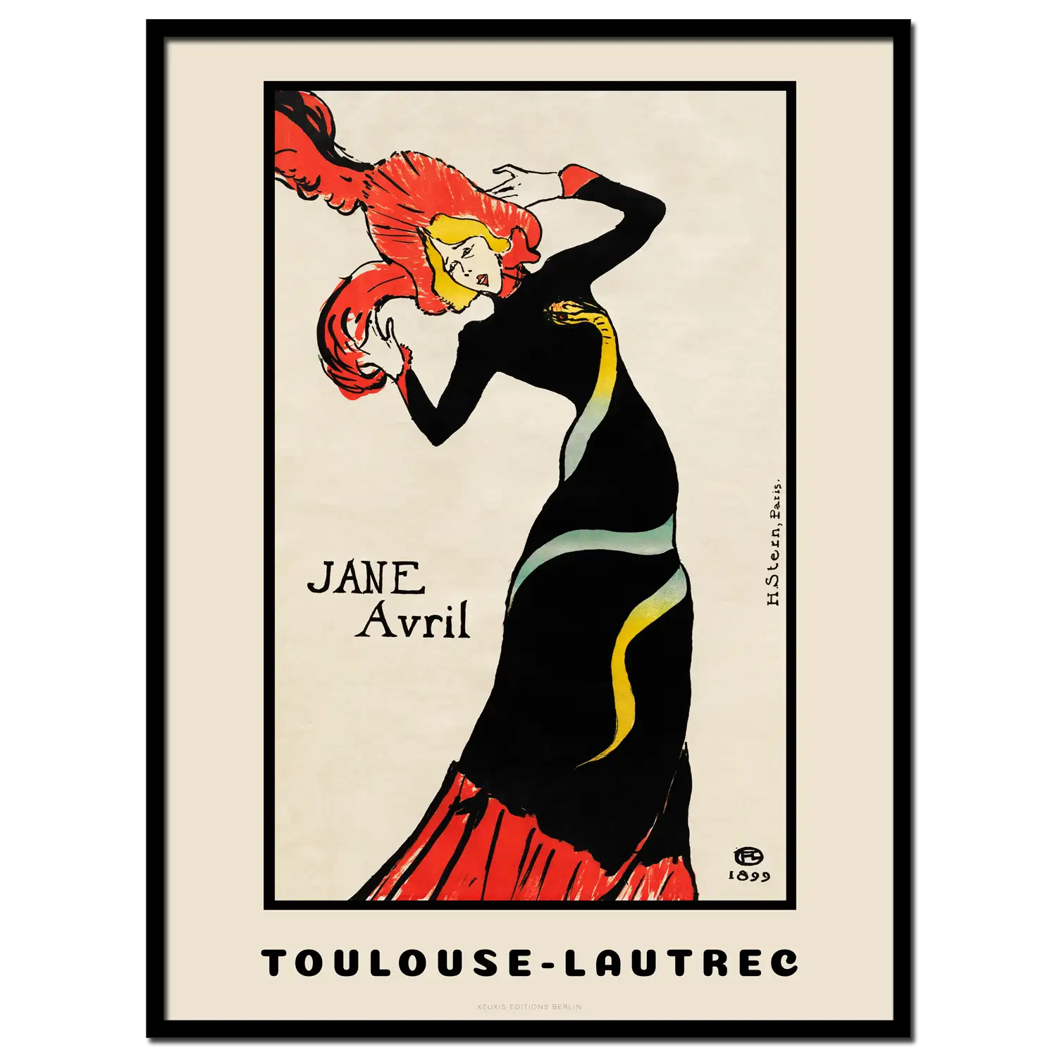Henry de Toulouse-Lautrec "Jane Avril"