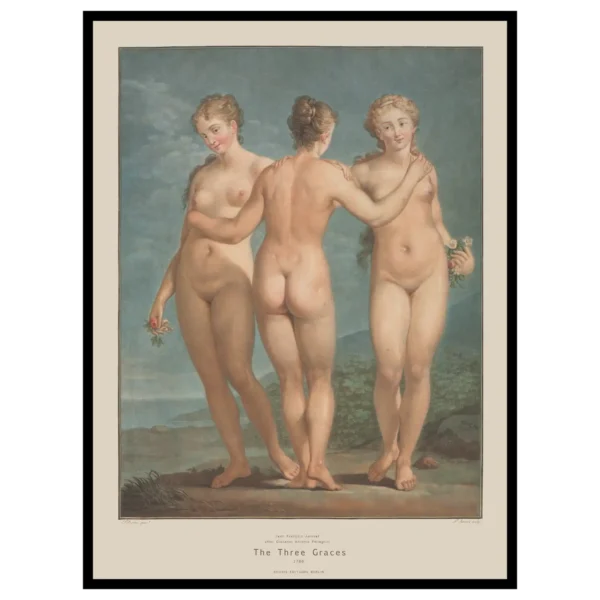 XC176a janinet after pellegrini the three graces